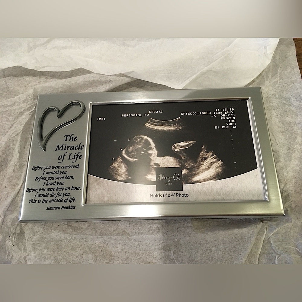 New Sonogram photo frame